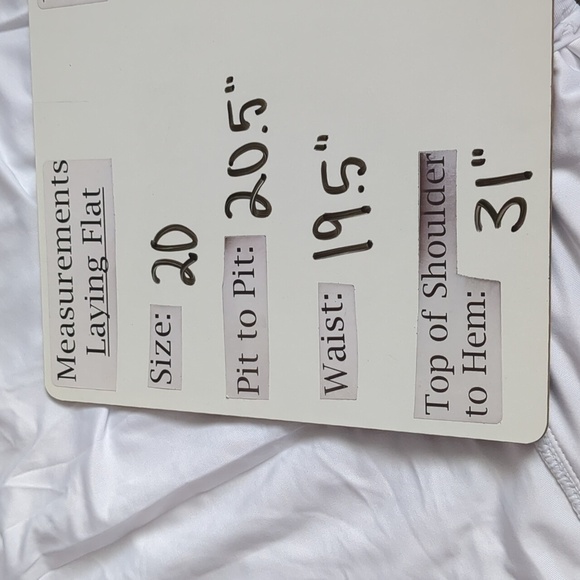 Nasty Gal Plus Basic Tie Front Swimsuit in White with Adjustable Straps Size 20 - Picture 6 of 6